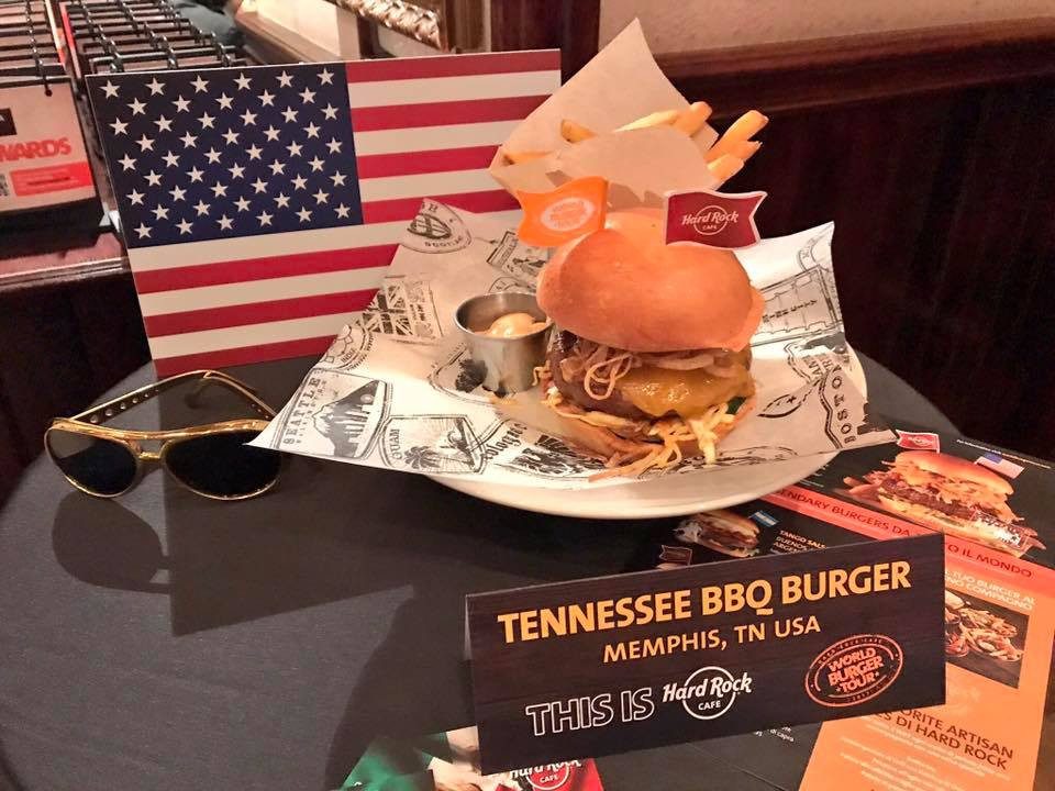 World Burger Tour Hard Rock, Tennessee burger